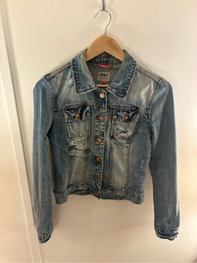 ONLY Women’s Light Blue Denim Jacket